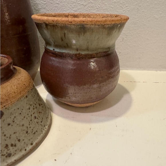 Vintage Pottery Set of 3 - Picture 6 of 10